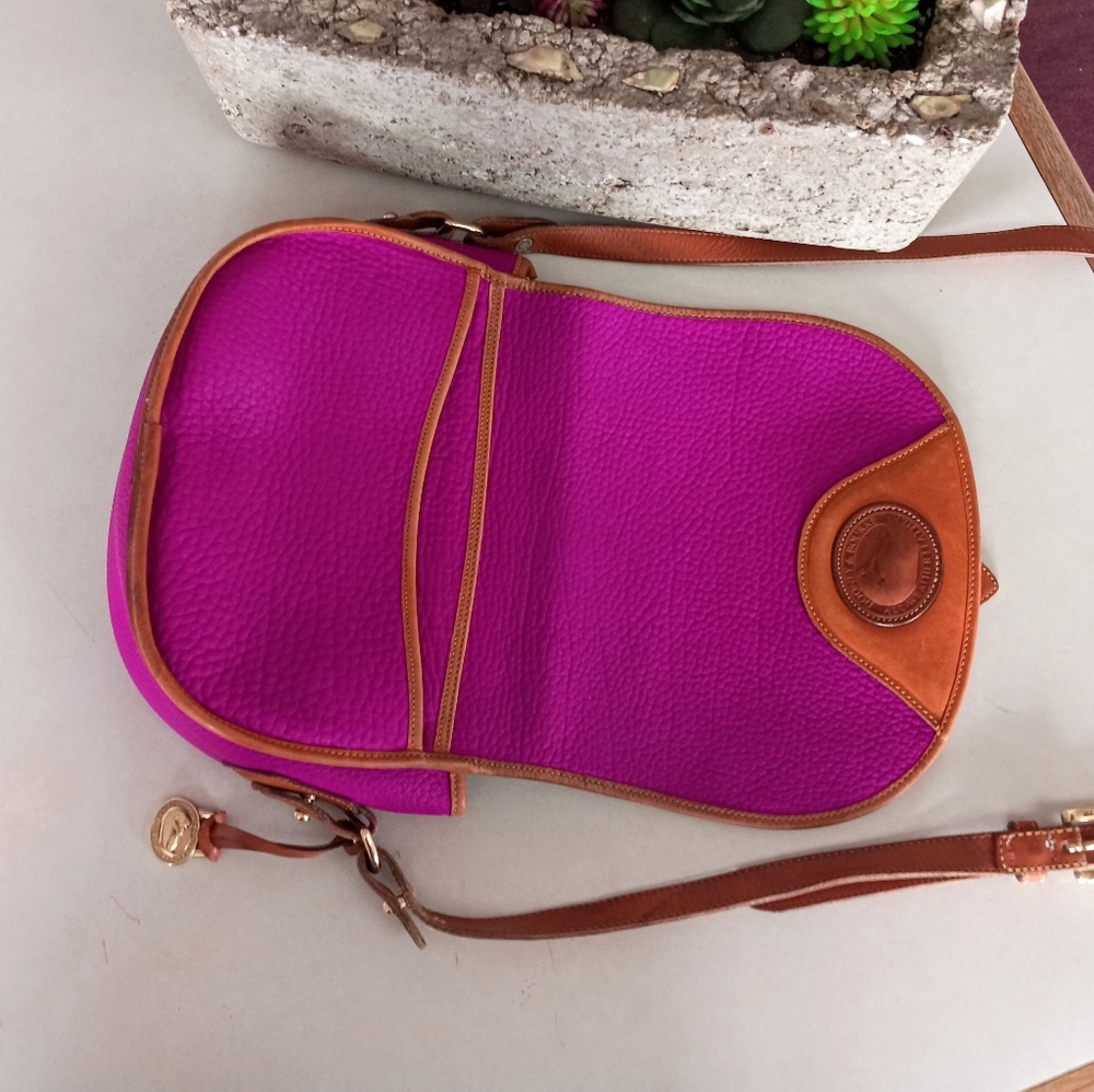 Dooney & Bourke Vogue Saddle Flap Bag 1990's - Picture 6 of 12